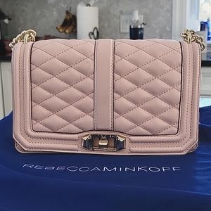 Rebecca Minkoff Love Crossbody in Quartz💕